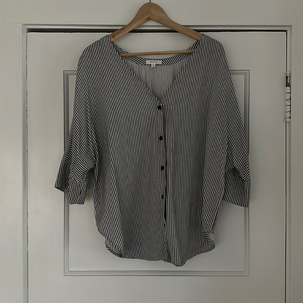 Vetta Boyfriend Shirt Stripe